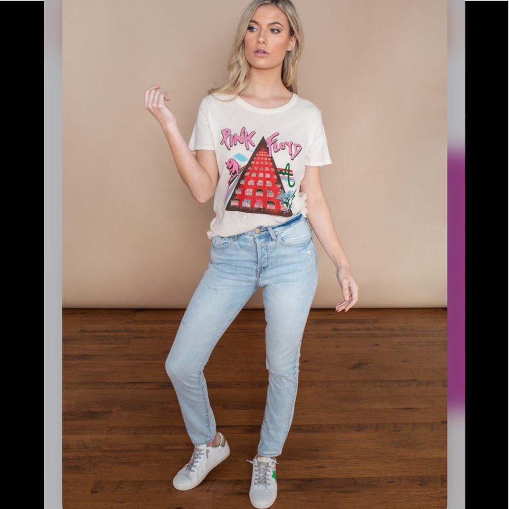 Chaser Pink Floyd Cotton Jersey Crew Neck Band Tee - Picture 5 of 11